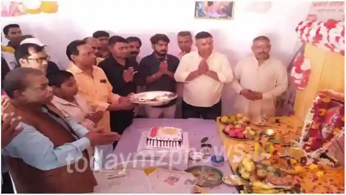 Sonbhadra The birth anniversary of Kul Devta Modansen Maharaj was celebrated