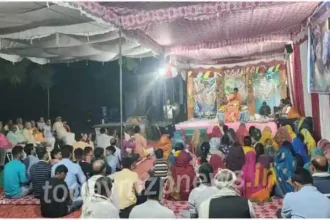 Srimad Bhagwat Katha organized in Mujehra