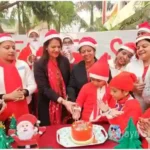 Christmas was celebrated with great pomp in Daffodils School