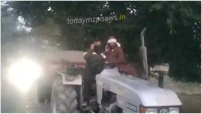 Jigana Tractor loaded with sand caught for illegal mining