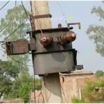 Sonbhadra Burnt transformer of tribal colony