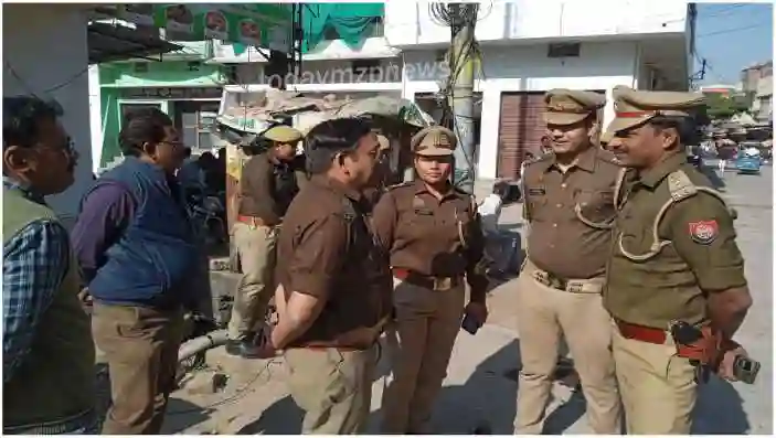 Sonbhadra Security arrangements were tight for Friday prayers