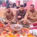 Kachhwa SP performed Bhoomi Pujan for traffic control and crime control