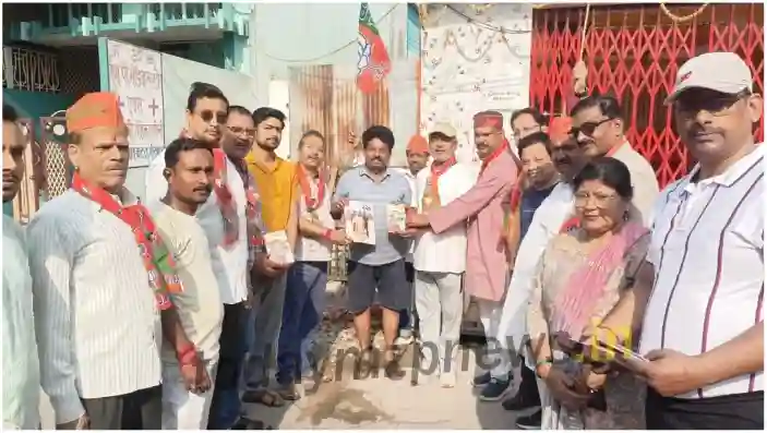 Cleanliness campaign of BJP leader Manoj Jaiswal