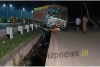Mirzapur Two cyclists died after being hit by a tractor