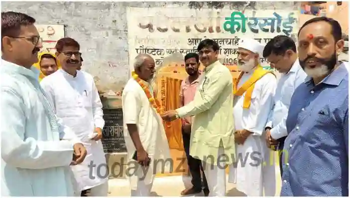 Shyamsundar Keshari inaugurated the construction work