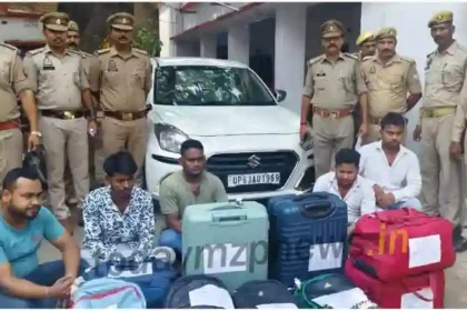 Katra police seized liquor from five smugglers