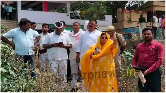 The District Magistrate inspected road widening and development works in Chunar