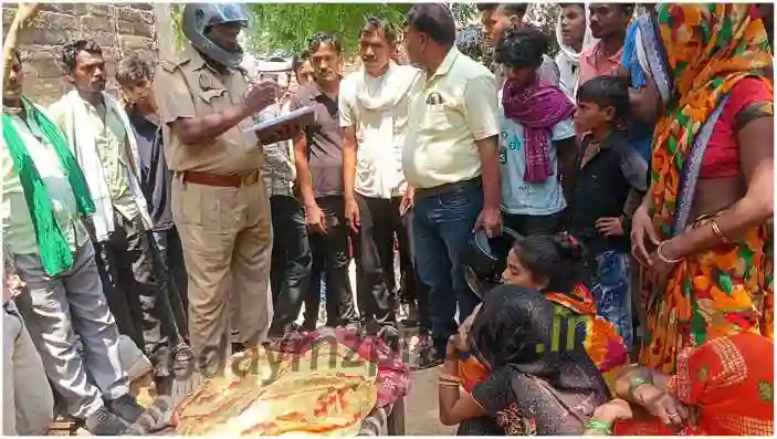 Tragic accident in Mirzapur Female laborer dies after her head was cut off