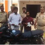 Two accused arrested with two country-made pistols and two live cartridges